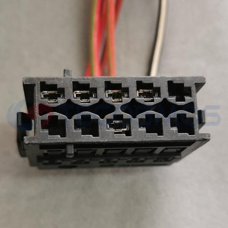 Car Connector For Mercedes Benz A2205458428 Black 10 Pin CT10-0016M-11