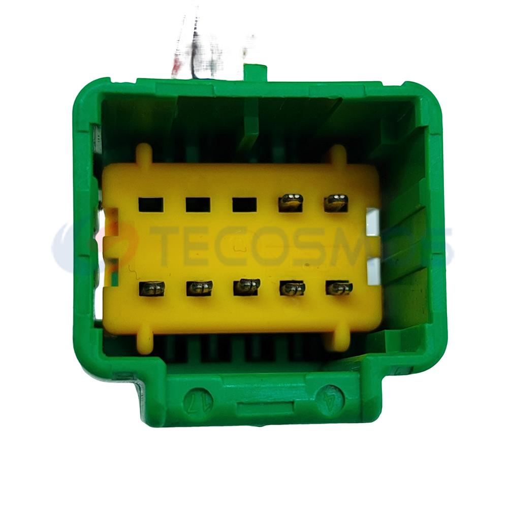 Car Connector For Peugeot green male plug 10 pins CT10-0106G-1