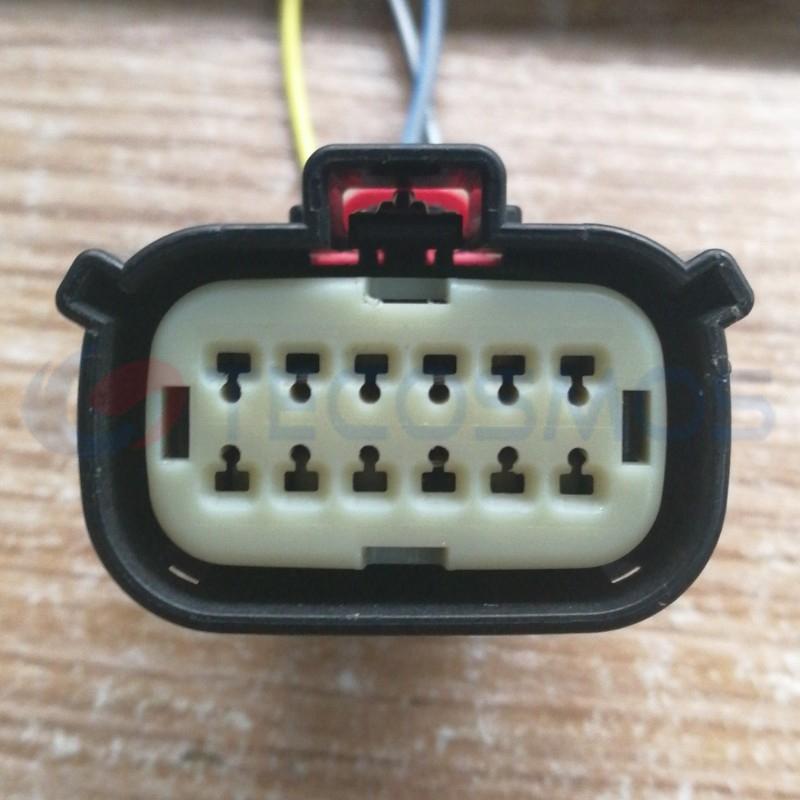 Car Connector For Jeep headlight plug 3-wire 12 pin CT12-0001M-1