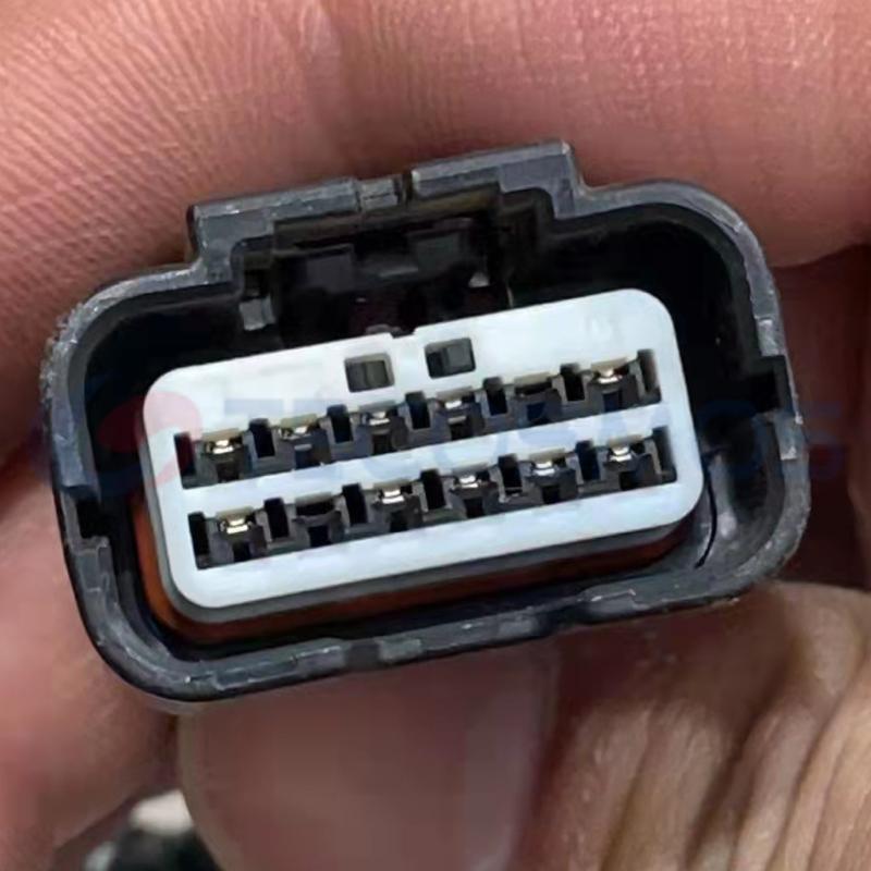 Car Connector For Nissan For land rover bumper radar bus harness plug 12 pin CT12-0006M-3