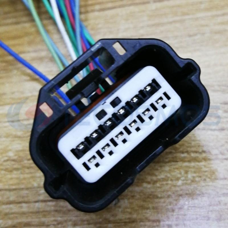 Car Connector For Nissan For land rover bumper radar bus harness plug 12 pin CT12-0006M