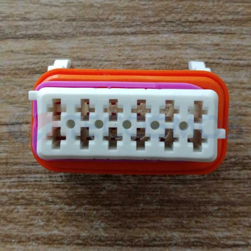 Car Connector For Porsche For volkswagen Touareg headlight rear photo with position map 12 pin CT12-0083M