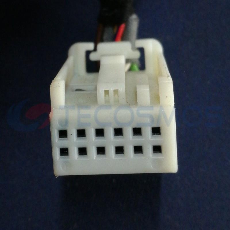 Car Connector For 12 white Pins CT12-0084M-3