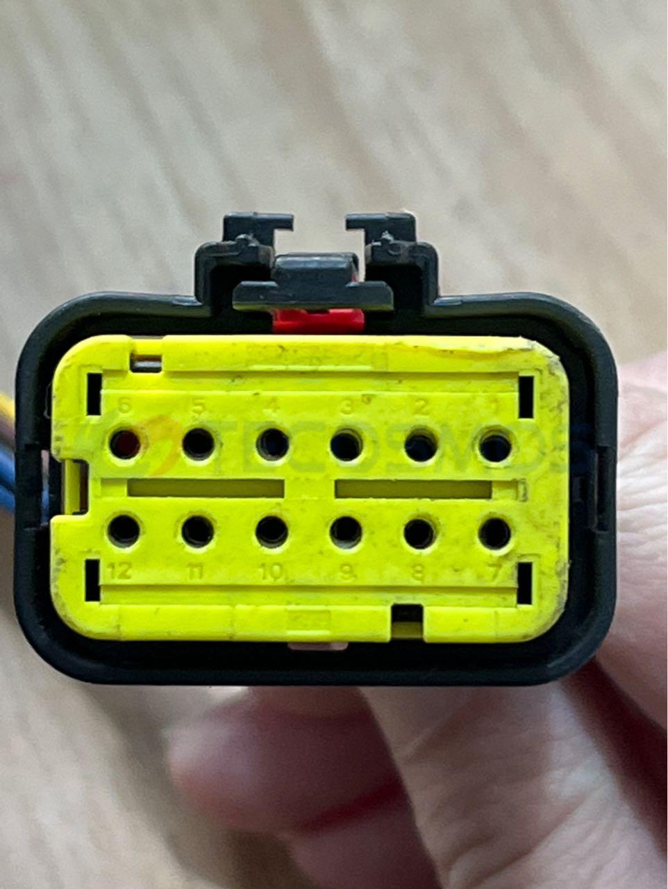 Car Connector For 12 pin plug CT12-0113M