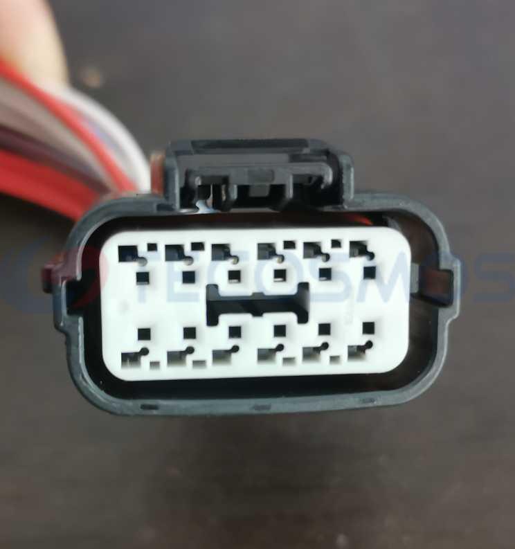 Car Connector For Nissan New Energy 3-0089 Terminal 12 Pin CT12-0125M