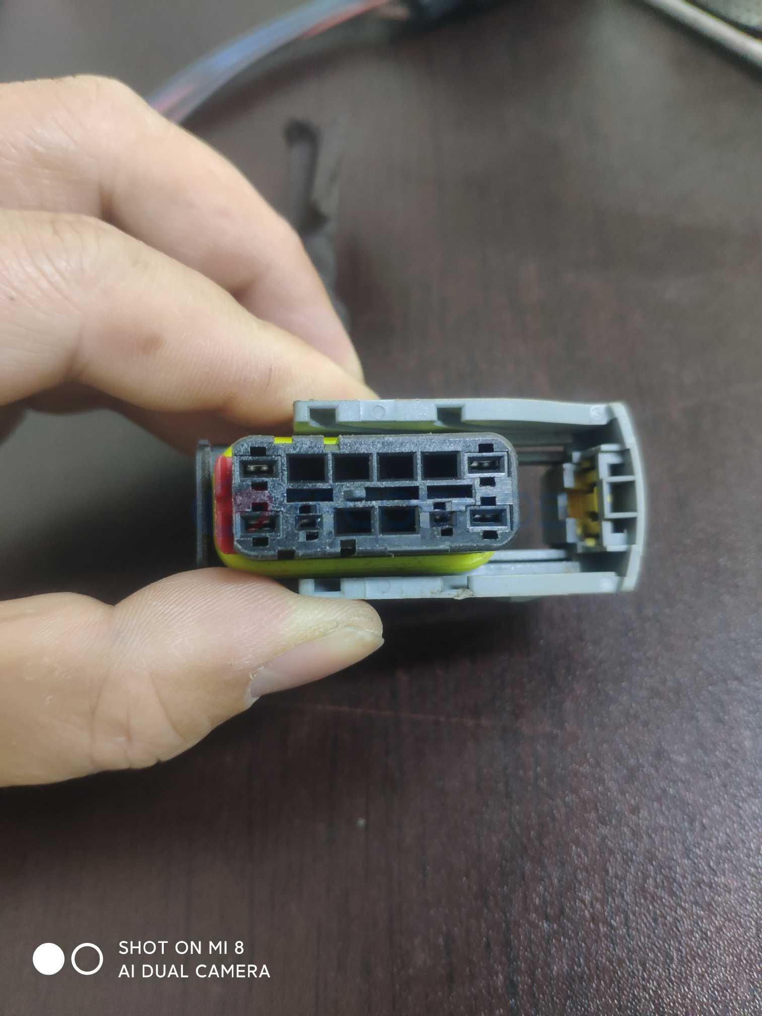 Car Connector For Dead hole type 12-0017 12 Pin CT12-0129M