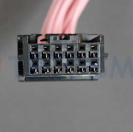 Car Connector For 12P slot with 12 Pins CT12-1001M-1