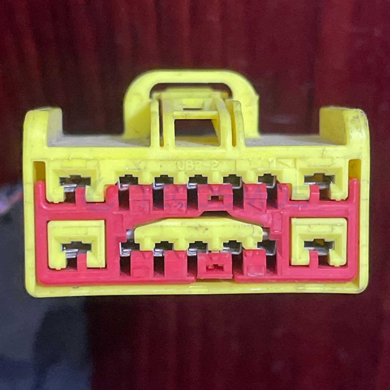 Car Connector For Cadillac door harness yellow 14 pin CT14-0005M-2
