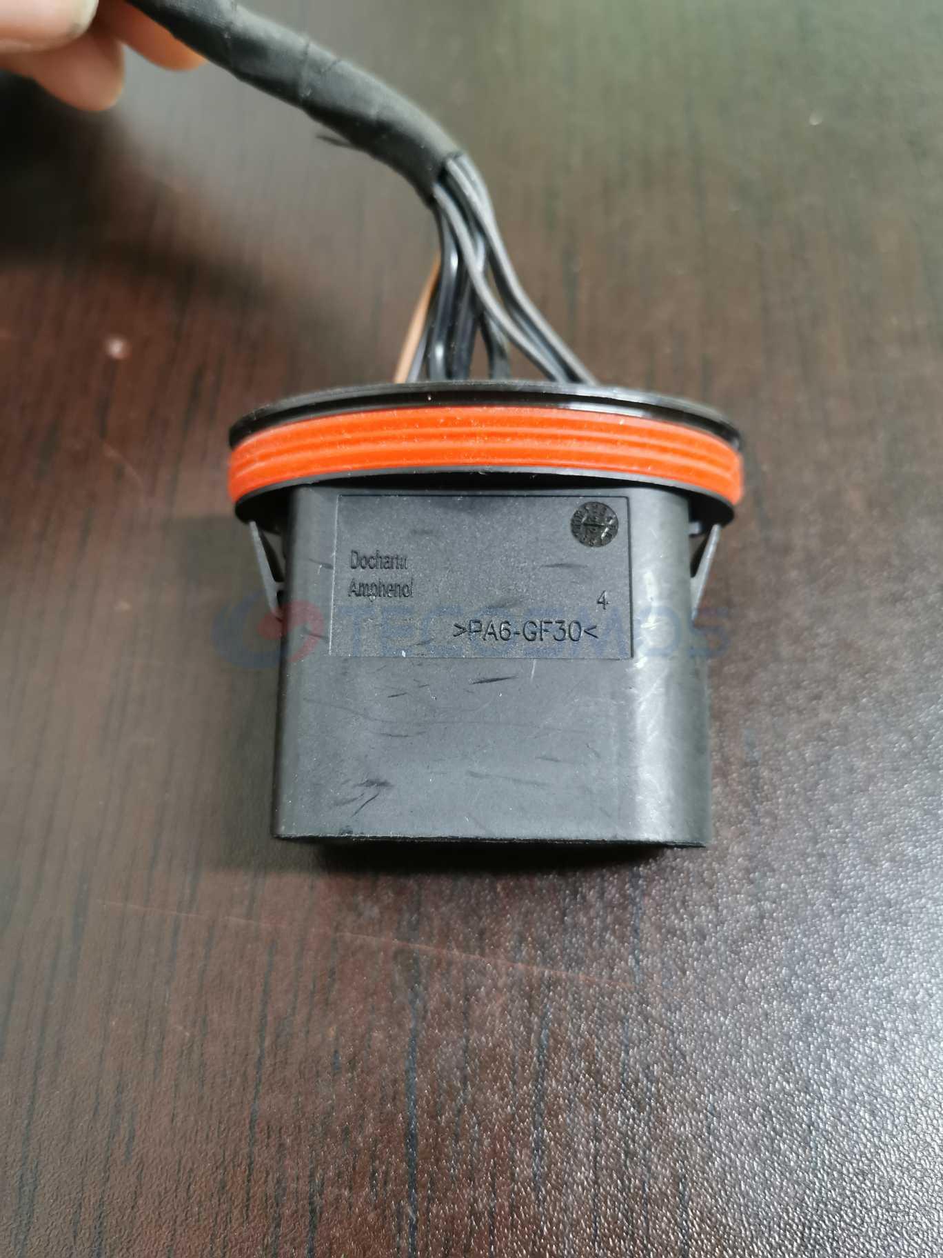 Car Connector For Headlight plug base with snap fit 14 pin CT14-0009G-8