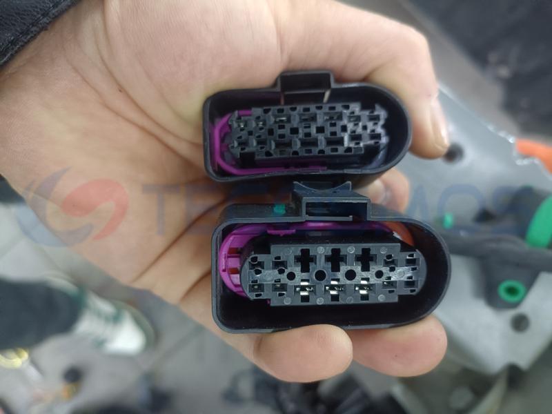 Car Connector For Black For Mercedes benz headlights 14 pin CT14-0009M-5