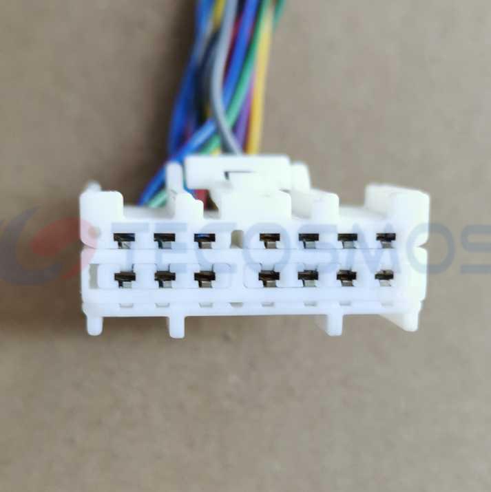 Car Connector For White 14 Pins CT14-0072M