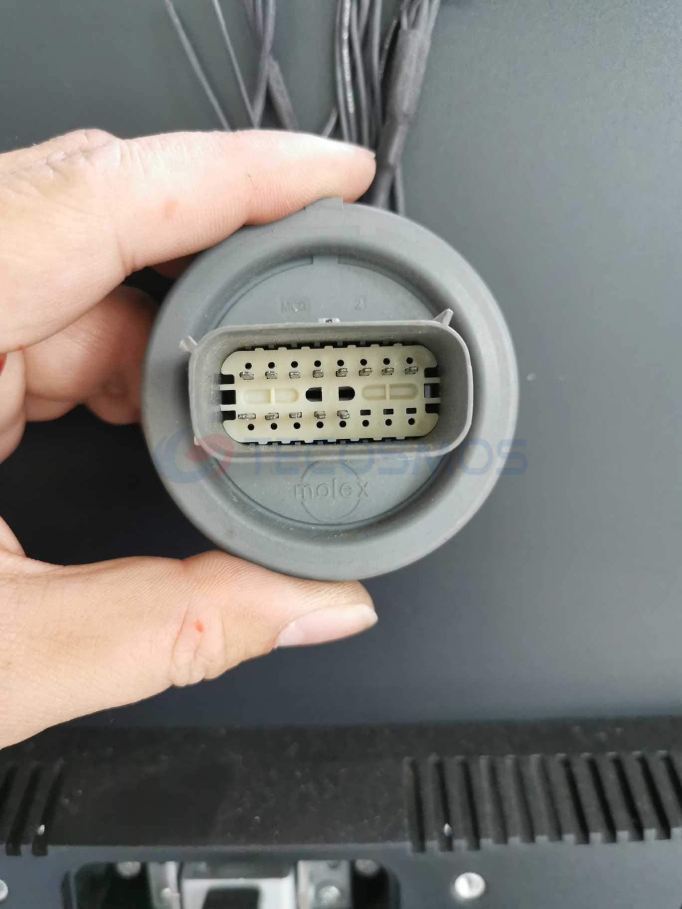 Car Connector For Buick headlight For seat black 16 pin CT16-0001G-4