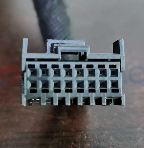 Car Connector For Black 16 Pins CT16-0002M-4
