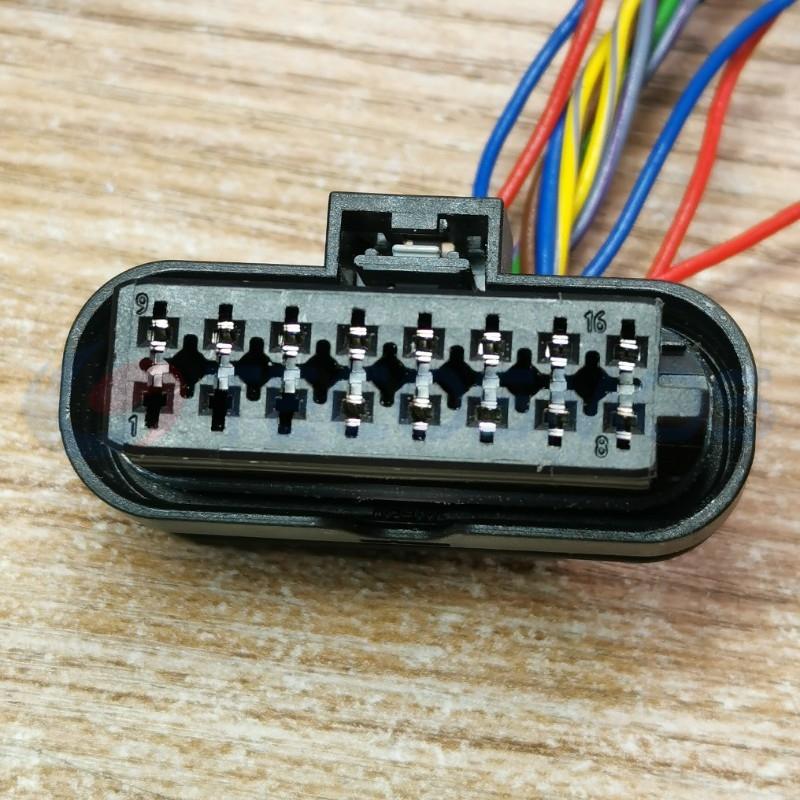 Car Connector For Mercedes Benz reverse radar plug A0001532122 16 pin CT16-0004M