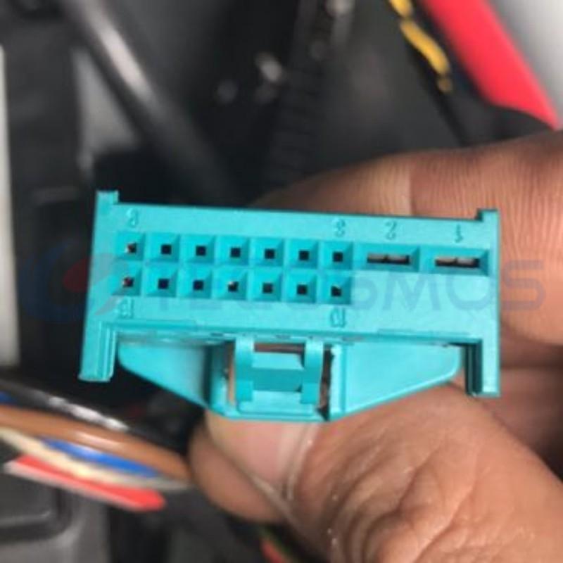 Car Connector For BMW controller blue 16 pin CT16-0012M-2
