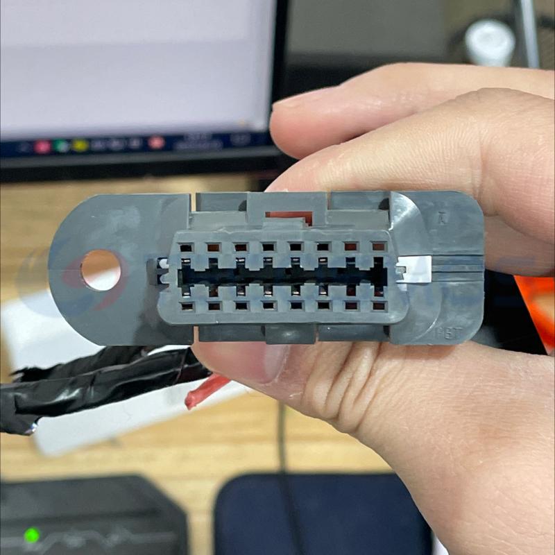 Car Connector For 16 pin OBD plug CT16-0017M-11