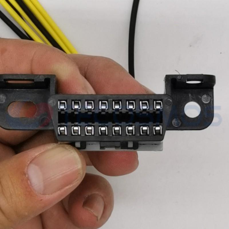 Car Connector For OBD with screw holes domestic 16 wire 16 pin CT16-0017M-6