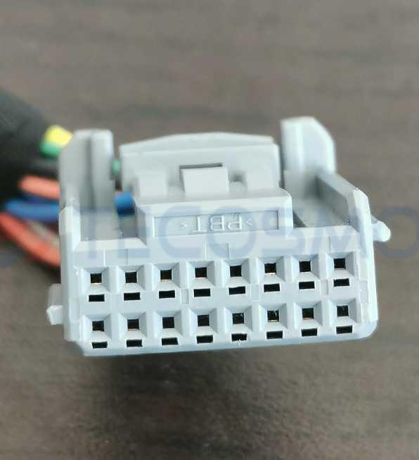 Car Connector For Toyota Grey 16 Pins CT16-0045M-3