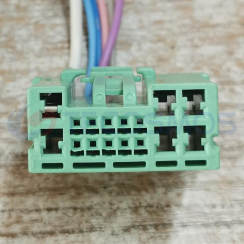 Car Connector For Honda Green 16 Pins CT16-0080M-1