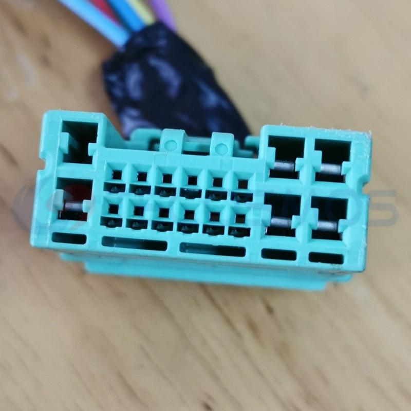 Car Connector For Honda Blue 16 Pins CT16-0080M