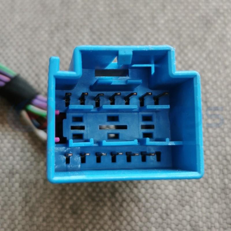 Car Connector For 4F0972575D Blue 17 Pins CT17-0003G-3