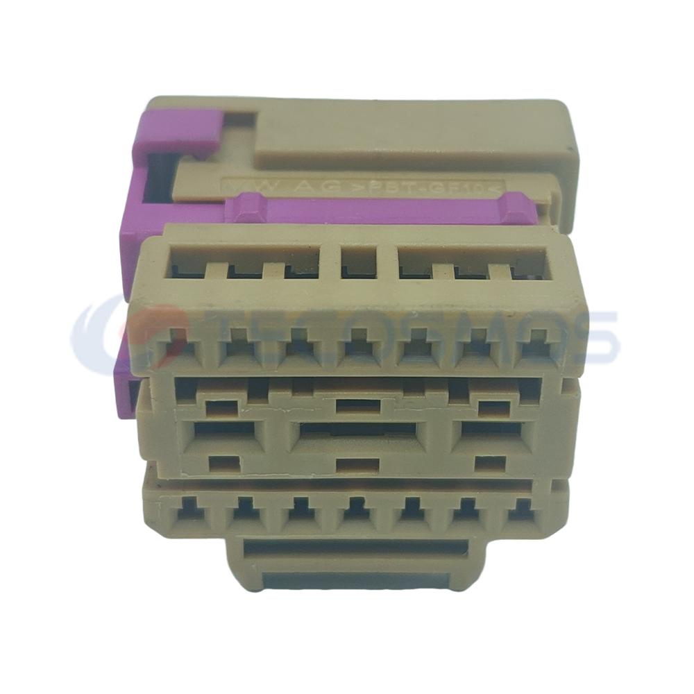 Car Connector For 4F0972483A Brown 17 Pins CT17-0003M-4