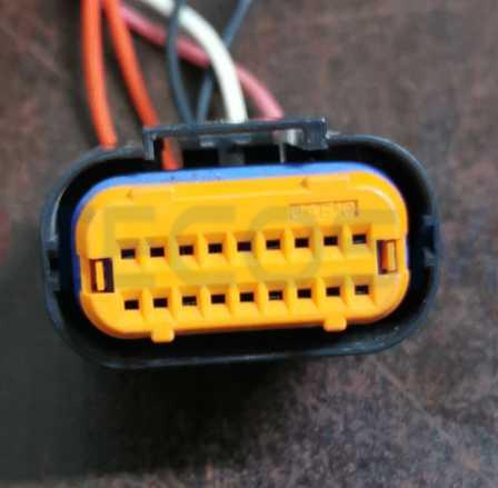 Car Connector For 18 pin trapezoidal terminal CT18-0029M