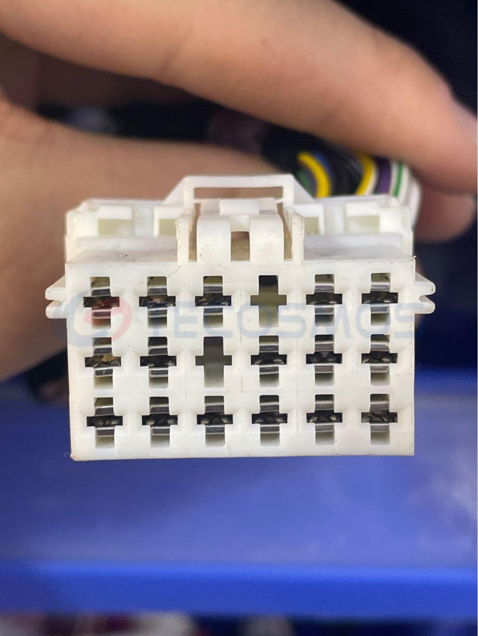 Car Connector For White plug 18 pin CT18-0058M