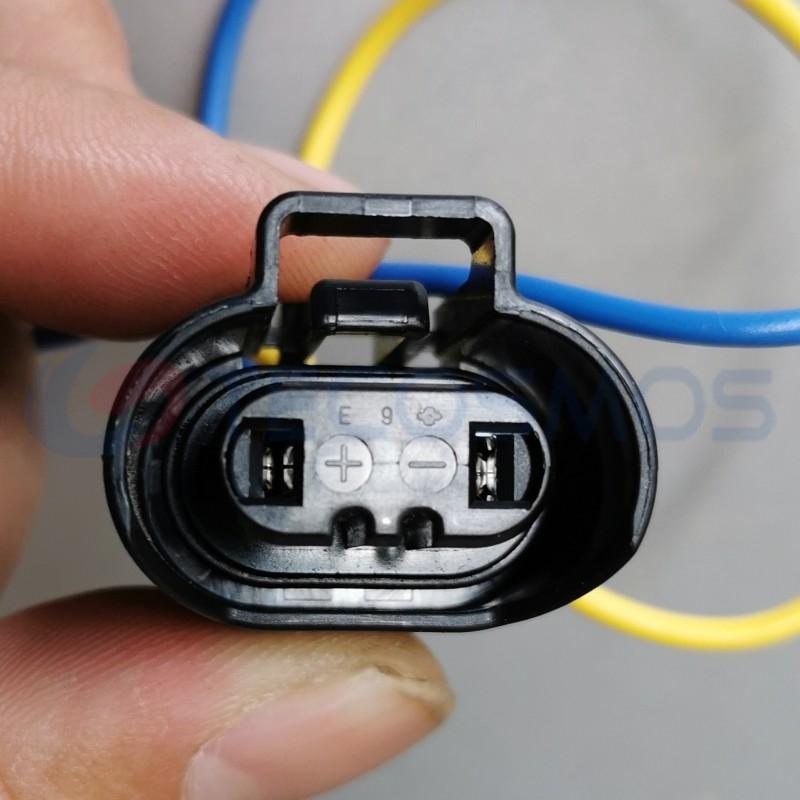 Car Connector For 9005 HB3 lamp black 2pin CT2-0005M