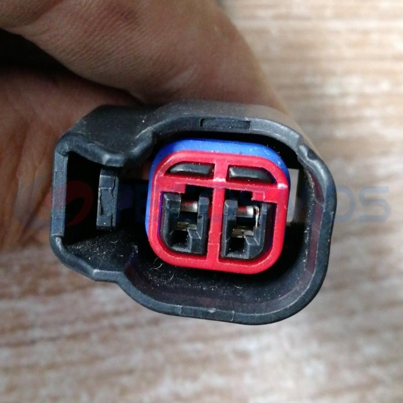 Car Connector For Ford fuel injector slotted with 2 Pins CT2-0025M-1