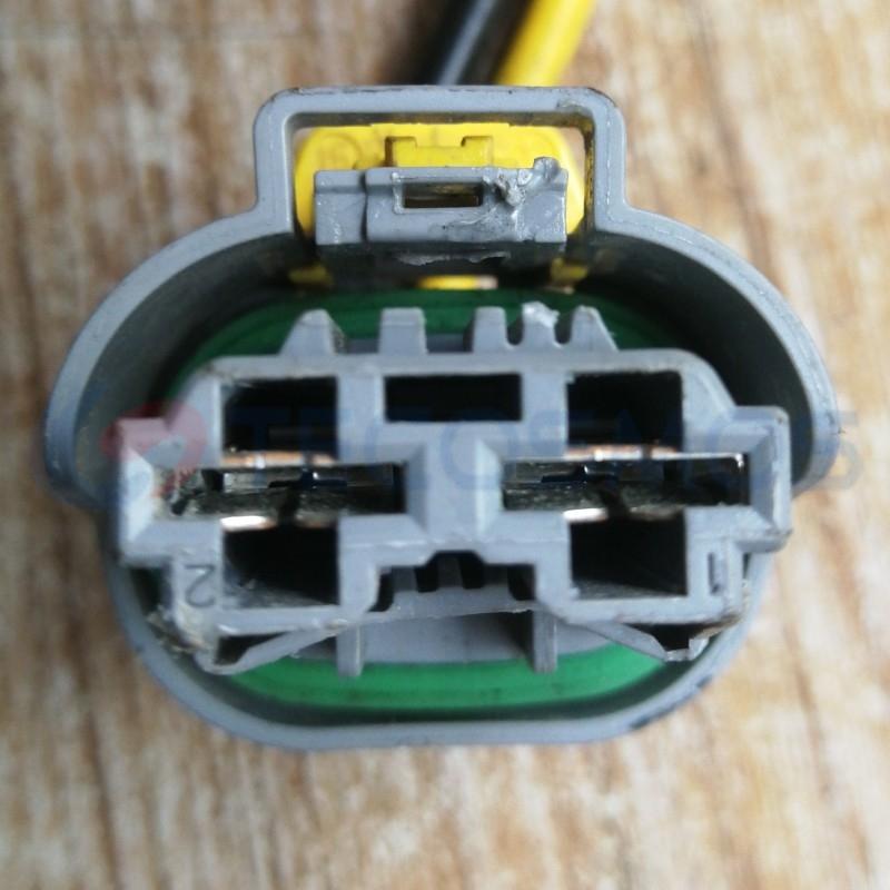 Car Connector For Gray shell yellow card 2 Pins CT2-0074M-2