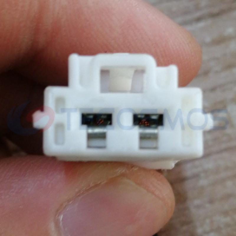 Car Connector For Logo large terminal white 2pin CT2-0132M-5