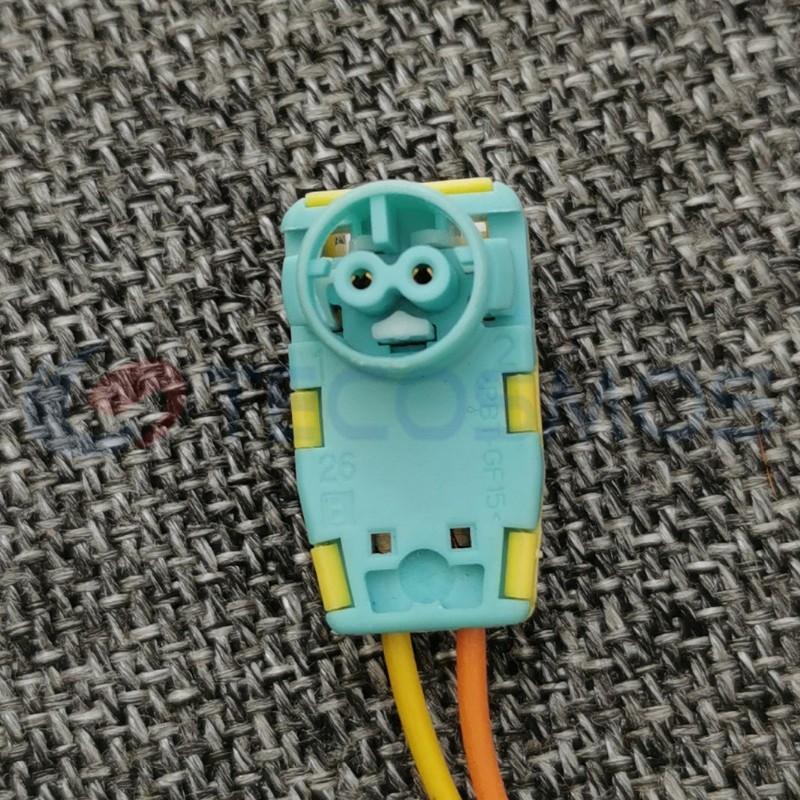 Car Connector For Mercedes Benz secondary airbag plug green white cover 2pin CT2-0148M-6