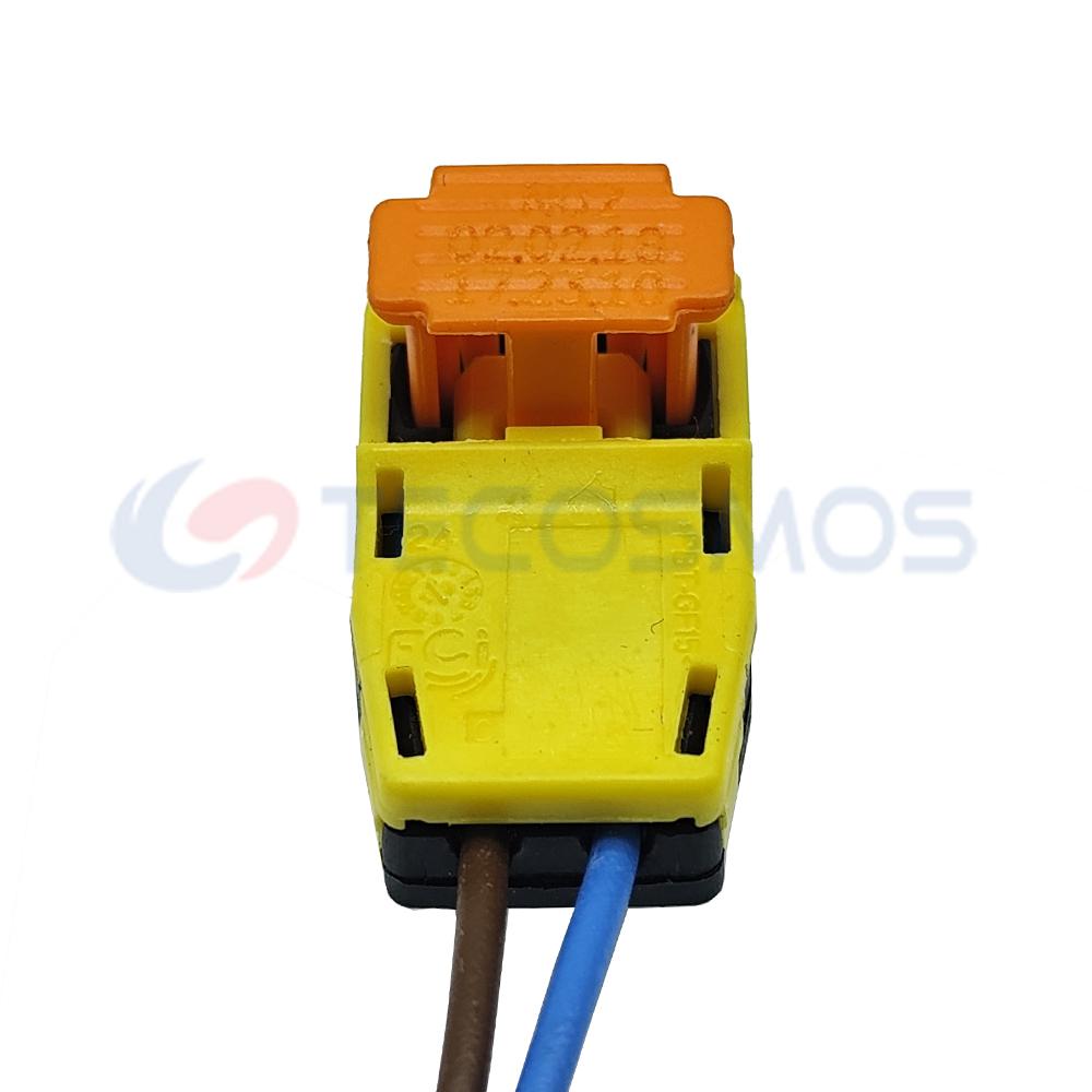 Car Connector For Black airbag most common model orange cover 2pin CT2-0151M-1