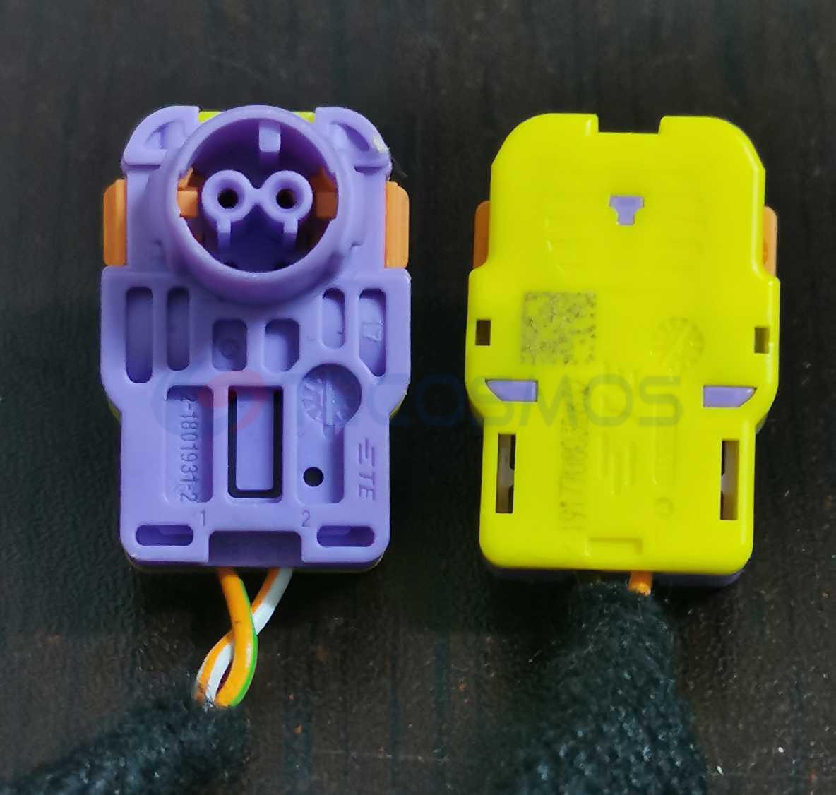 Car Connector For Purple 2pin airbag plug CT2-0154M-1