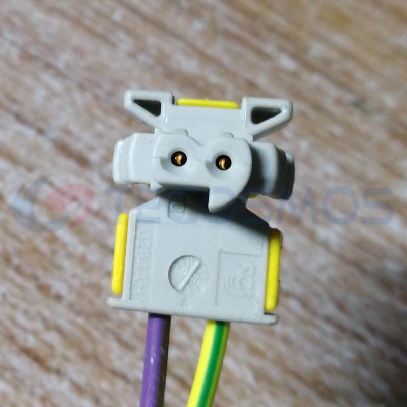 Car Connector For Gray right slot 2pin airbag plug CT2-0161M-2