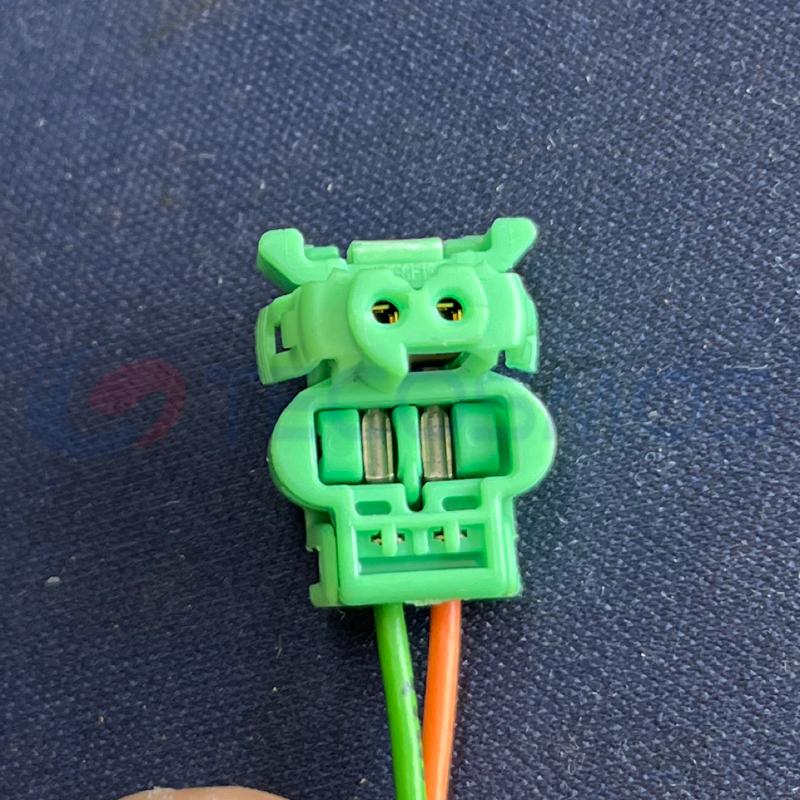 Car Connector For Land Rover secondary airbag green left slot 2pin CT2-0161M-4