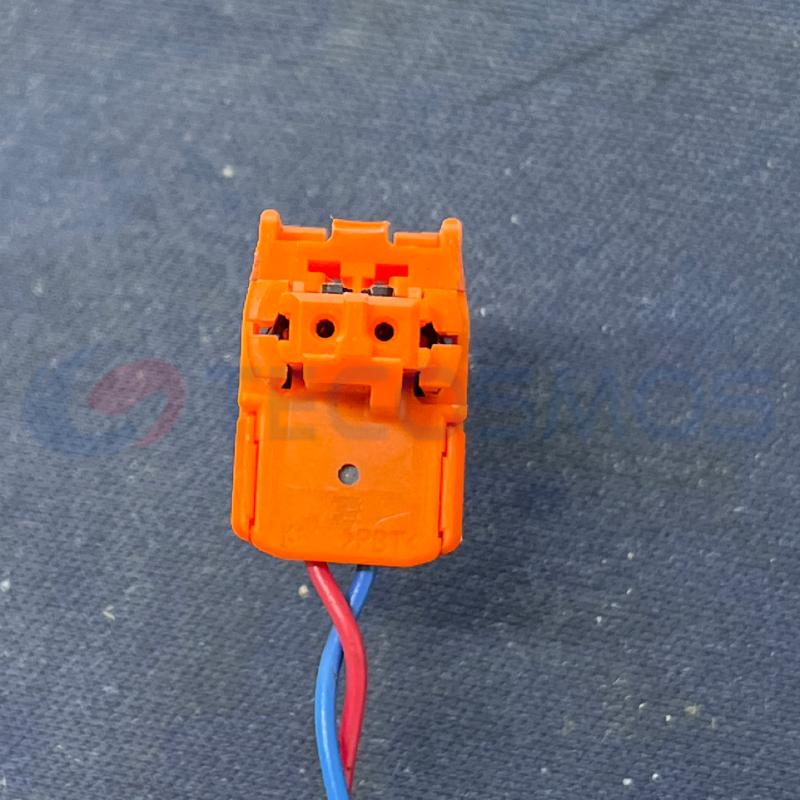 Car Connector For Airbag plug orange short black cover 2pin CT2-0163M-6