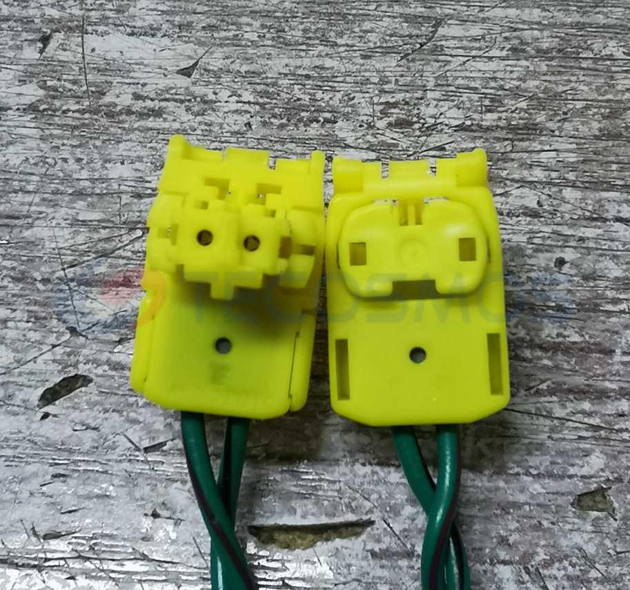 Car Connector For Short Yellow Yellow Cap 2 Pins CT2-0164M-2