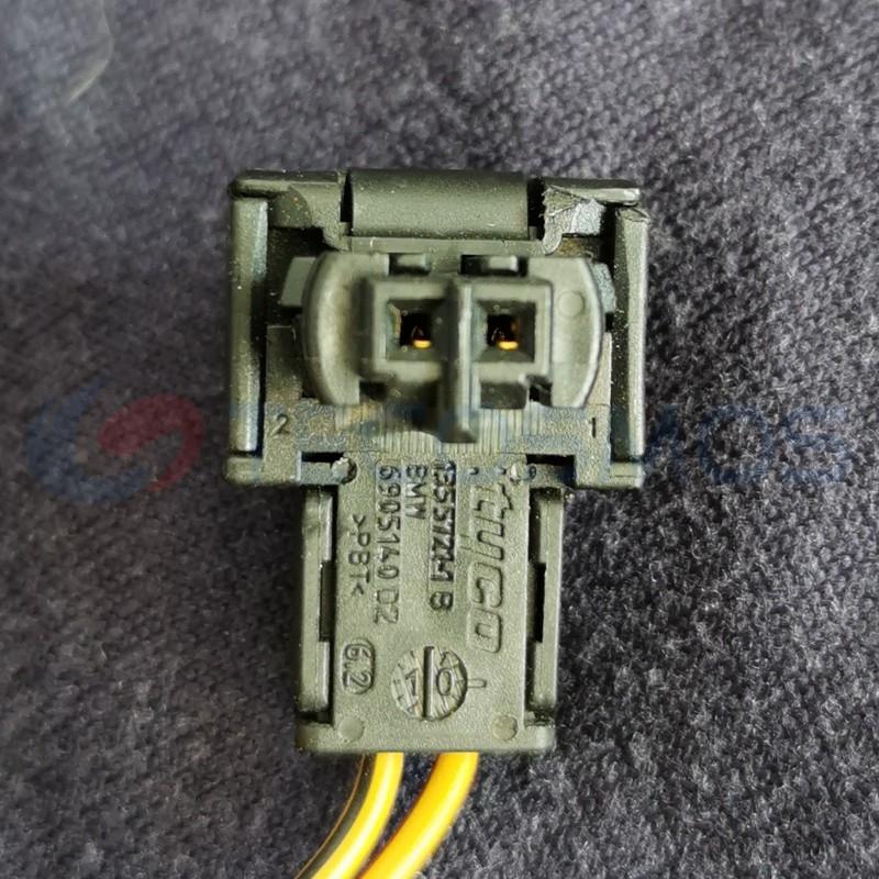 Car Connector For BMW airbag plug black 2pin CT2-0185M-2