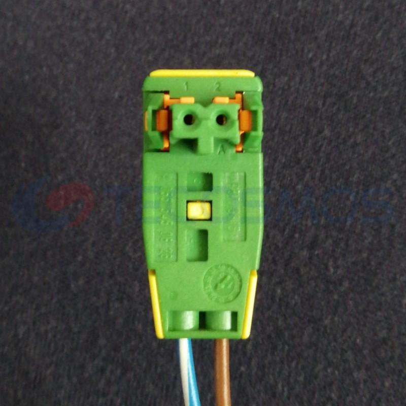 Car Connector For Mercedes Benz airbag plug green 2pin CT2-0193M-2