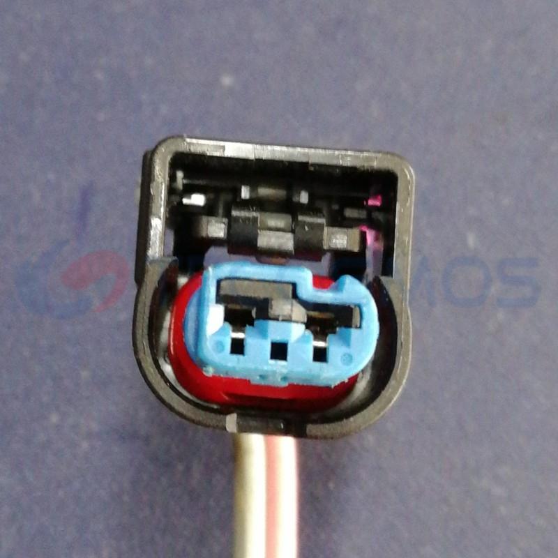 Car Connector For Delphi black left slot shell short 2 Pins CT2-0279M-12