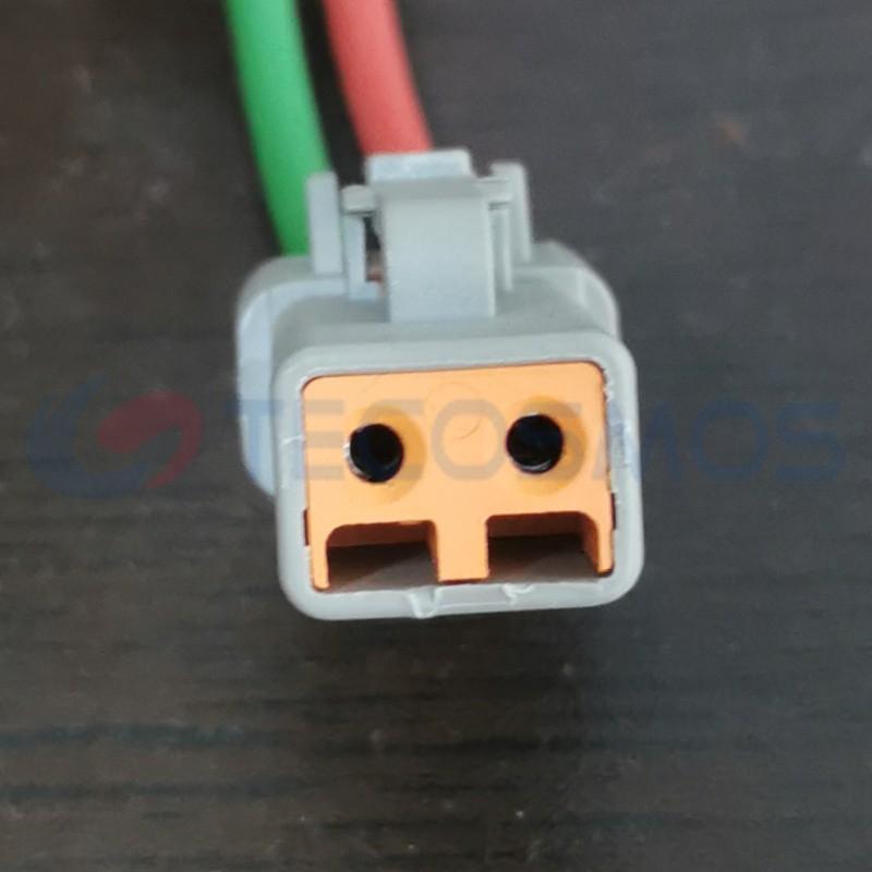 Car Connector For High current plug with 3 square wires and 2 pins CT2-0425M