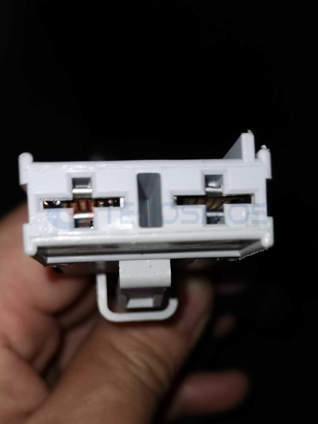 Car Connector For White 2 Pins CT2-0457M-1