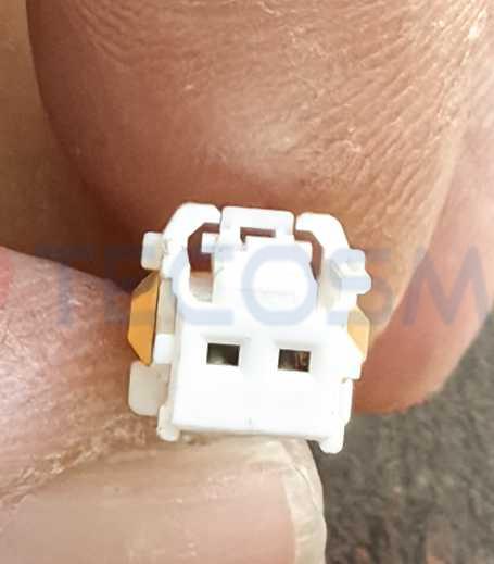 Car Connector For Lamp harness white plug 2P 2pin CT2-0520M