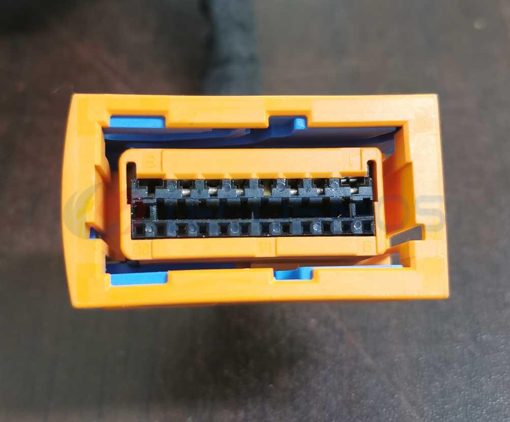 Car Connector For Peugeot Orange 20 Pins CT20-0029M-2