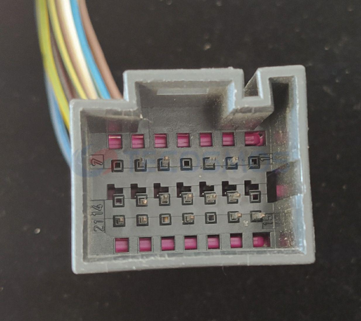 Car Connector For Plug 6Q0972737 For volkswagen 21 pin CT21-0015G