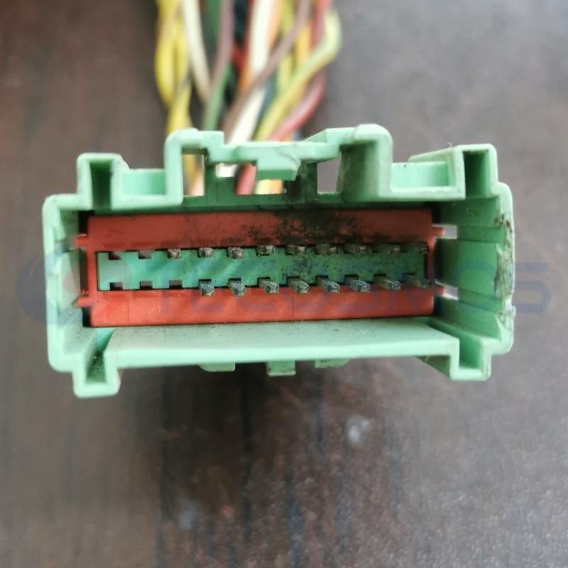 Car Connector For Jaguar door wiring harness green 22 pin CT22-0015G-2