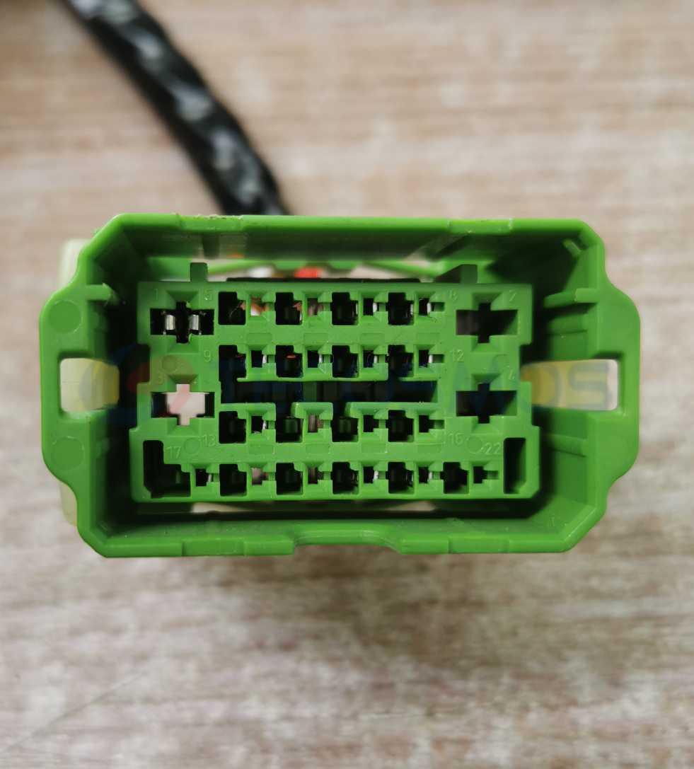 Car Connector For Delphi Green 22 Pins CT22-0032M-1