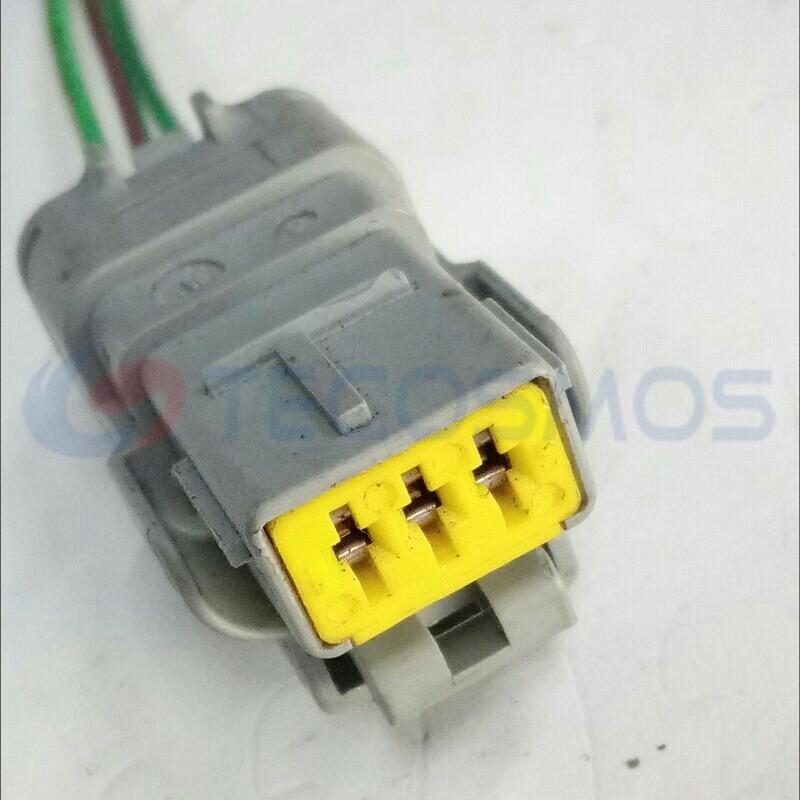 Car Connector For Peugeot water temperature plug yellow For land rover intake pressure sensor 3pin CT3-0015M-2